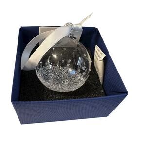 Swarovski Crystal Small Christmas Ball Ornament 5135841 In Original Box